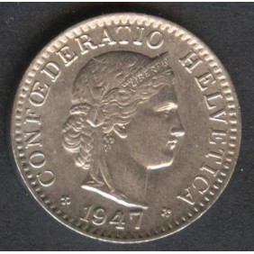 SWITZERLAND 20 Rappen 1947