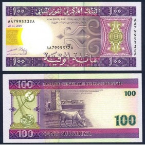 MAURITANIA 100 Ouguiya 2004