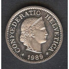 SWITZERLAND 10 Rappen 1989