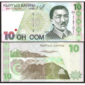 KYRGYZSTAN 10 Som 1997