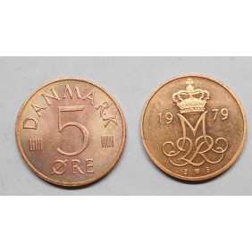 DENMARK 5 Ore 1979
