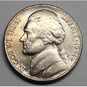 USA 5 Cents 1991 P Jefferson