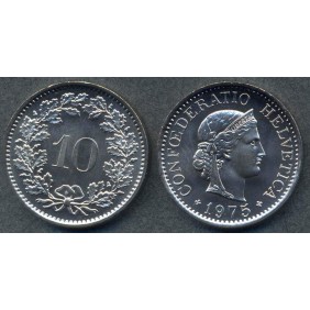 SWITZERLAND 10 Rappen 1975...