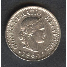 SWITZERLAND 10 Rappen 1964