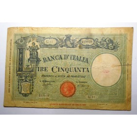50 Lire GRANDE L 31.03.1943
