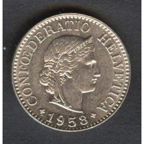 SWITZERLAND 10 Rappen 1958
