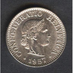 SWITZERLAND 10 Rappen 1957