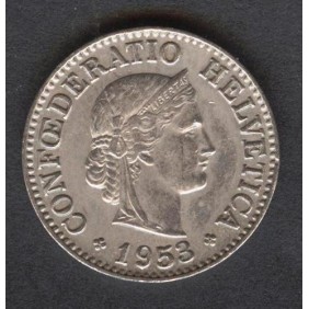SWITZERLAND 10 Rappen 1953
