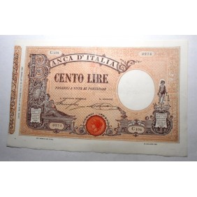 100 Lire Matrice 31.10.1912