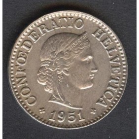 SWITZERLAND 10 Rappen 1951