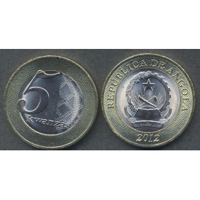 ANGOLA 5 Kwanzas 2012