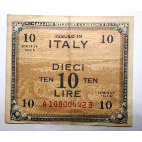 10 AM Lire BILINGUE 1943...