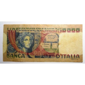 50.000 Lire VOLTO DI DONNA...