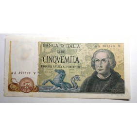 5000 Lire 1977 COLOMBO 3...