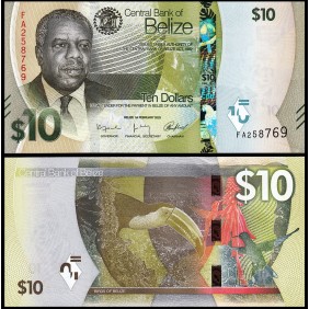 BELIZE 10 Dollars 2025