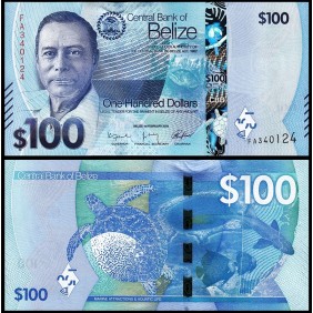 BELIZE 100 Dollars 2025