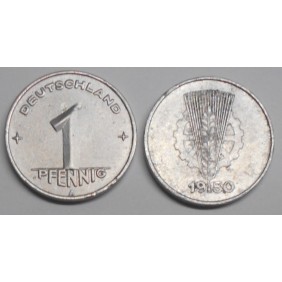 DDR 1 Pfennig 1950 A