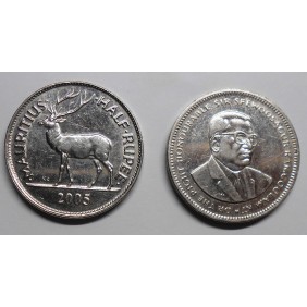 MAURITIUS 1/2 Rupee 2005
