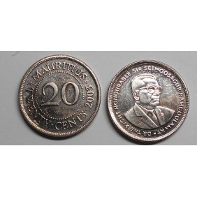 MAURITIUS 20 Cents 2003