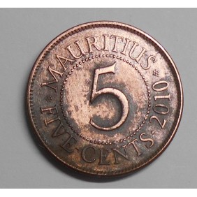 MAURITIUS 5 Cents 2010