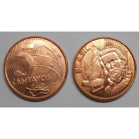 BRAZIL 5 Centavos 2007