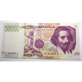 50.000 Lire Bernini 2° Tipo...