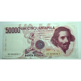 50.000 Lire Bernini 1° Tipo...