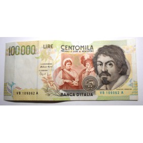 100.000 Lire Caravaggio 2°...
