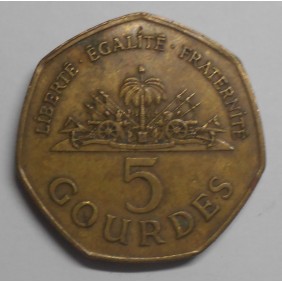 HAITI 5 Gourdes 1995