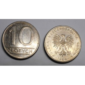 POLAND 10 Zlotych 1984