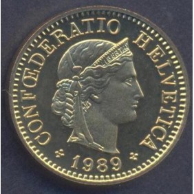 SWITZERLAND 5 Rappen 1989