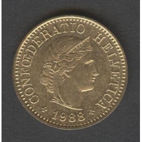 SWITZERLAND 5 Rappen 1988