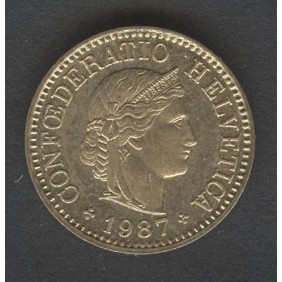 SWITZERLAND 5 Rappen 1987