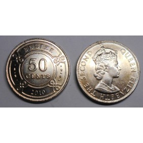BELIZE 50 Cents 2010