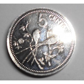 BELIZE 5 Cents 1980 Proof