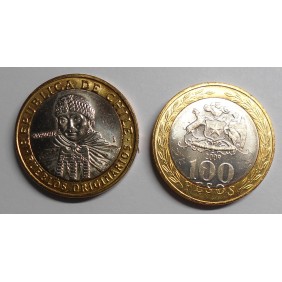 CHILE 100 Pesos 2009 Mapuche