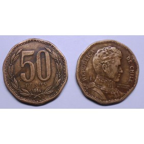 CHILE 50 Pesos 1994