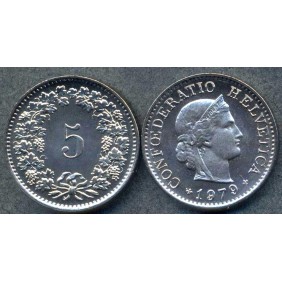 SWITZERLAND 5 Rappen 1979...
