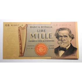 1000 LIRE VERDI 1971 CARTA...