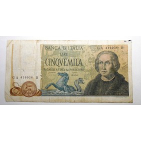 5000 Lire 1973 COLOMBO 3...