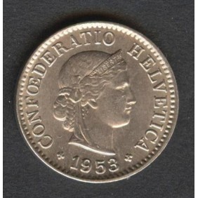SWITZERLAND 5 Rappen 1953