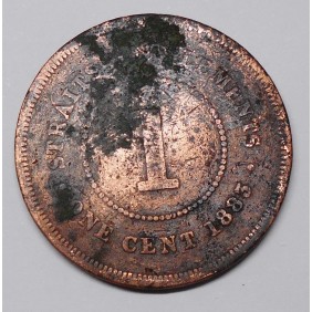 STRAITS SETTLEMENTS 1 Cent...
