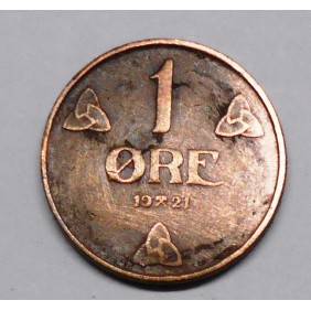 NORWAY 1 Ore 1921 rare
