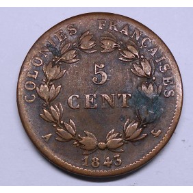 FRENCH COLONIES 5 Centimes...