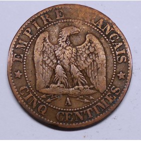 FRANCE 5 Centimes 1862 A