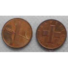 SWITZERLAND 1 Rappen 1985