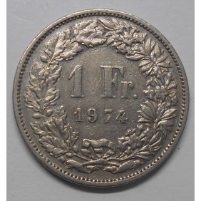 SWITZERLAND 1 Franc 1974