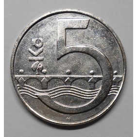 CZECH REPUBLIC 5 Korun 1996