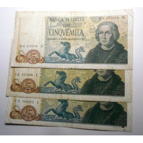 5000 Lire 1971 COLOMBO 3...