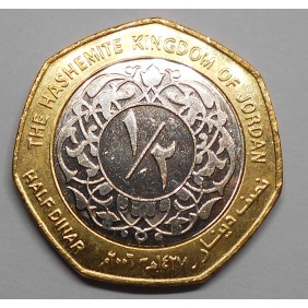 JORDAN 1/2 Dinar 2006...